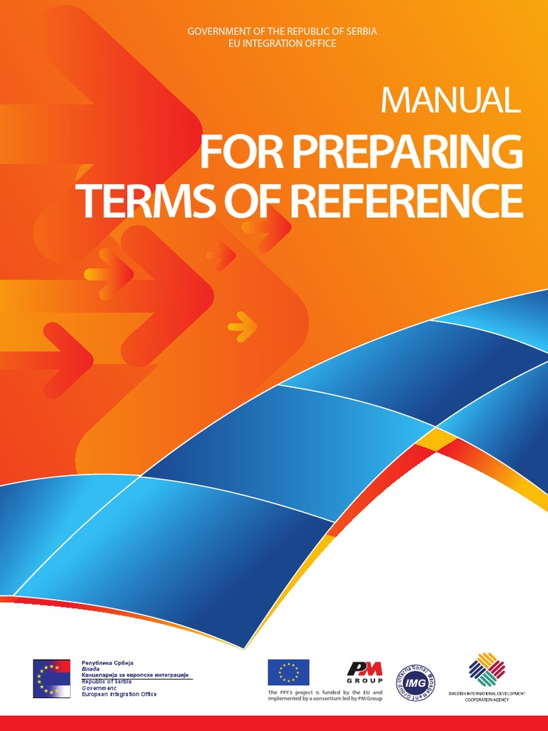For Preparing Terms of Reference: Manual | PDF | Project Management ...