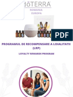 Programul de Recompensare A Loialitatii LRP LOYALTY REWARDS PROGRAM