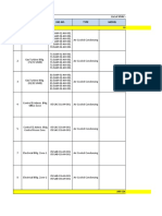 List of HVAC Equipment Sr. No Location Kks No. Type Model Air Handling Unit