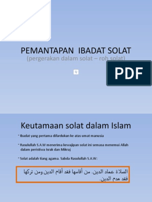 Solat difardukan ketika peristiwa