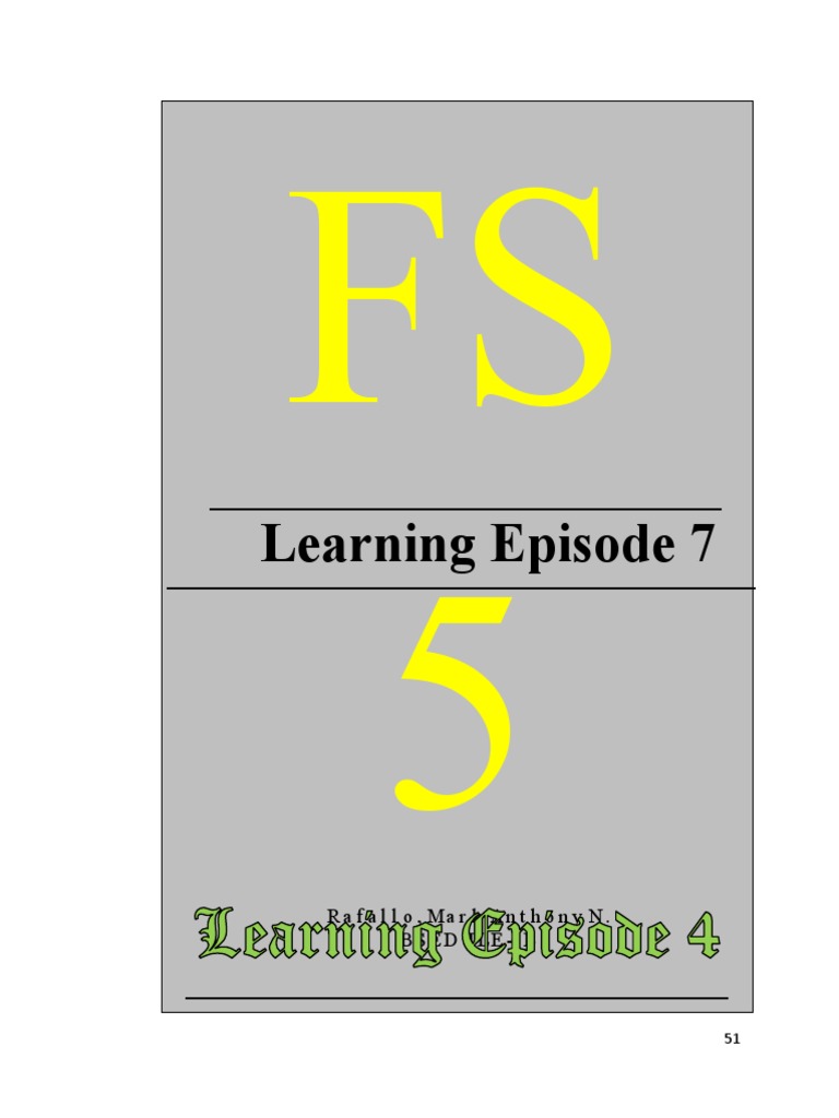 Fs 5 Episode 7 8 9 Answers
