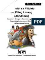 PilingLarang Akademik12 Q1 Mod4 Pagsulat NG Memorandum Adyenda at Katitikan NG Pulong Ver3 PDF