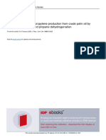 Process Simulation of Propylene Production From CR PDF