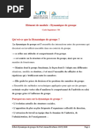 cours Dynamique de groupe S6 2020