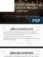 BUSINESS DEVELOPMENT at LAKME LEVER PRIVATE LIMITED