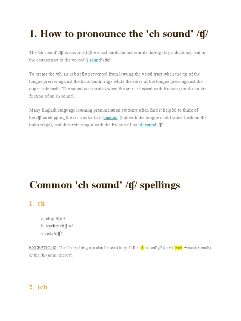 Mastering the 'Ch', 'Sh' and 'Zh' Sounds A Comprehensive Guide to