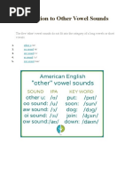 Other Vowels + Exceptions