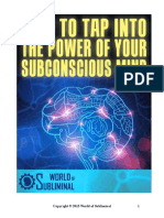 How To Tap Into The Power of Your Subconscious PDF