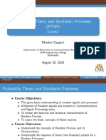 Probability Theory and Stochastic Processes (PTSP) : Bhasker Dappuri
