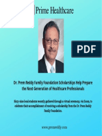 Dr. Prem Reddy Family Foundation Scholarships Help Prepare The Next Generation of Healthcare Professionals