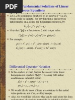 CH 3.2: Fundamental Solutions of Linear Homogeneous Equations