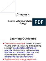 Control Volume Analysis Using Energy