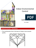 Indoor Environmental Control: Dr. Ali Sedki