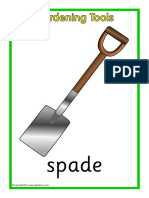 Gardening Tools: Spade