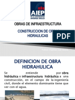 DOCEAVA CLASE CONSTRUCCION DE ORBAS HIDRAULICAS CLASE Caudal para Diseño OBRAS DE INFRAESTRUCTURA