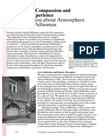Atmosphere, Compassion, and Embodied Experience - Juhani Pallasmaa
