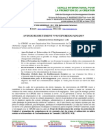 AVIS DE RECRUTEMENT ANIMATEUR ENDOGENE DANS LES COMMUNAUTES.pdf