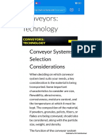 Conveyor Technology