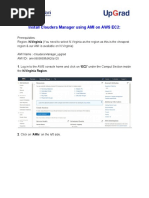 Install Cloudera Manager Using AMI On Amazon EC2