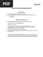 Hdfs Java Api On Amazon Ec2: Prerequisites