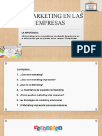 El Marketing en Las Empresas