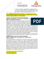 1º Parte - Resolução de Situação-Problema TEMA: Desenvolvimento de Um Centro de Treinamento Físico para Atletas de Diferentes Modalidades Esportivas