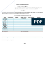 Tabla Comparativa Tipos de Investigacion