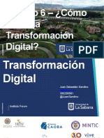 Transformacion Digital Modulo 6 Agosto 2020