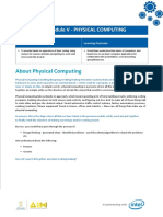 Introduction To Physical Computing