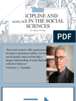 Discipline and Ideas in The Social Sciences