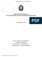 Formulirpendaftaran UNDIP