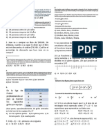 Prueba Diagnóstica Matemáticas 2020