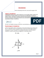 Ampere's Circuital Law States The Relationship Between The Current and The Magnetic Field