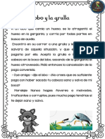 Fichas Comprensión Lectora Con Fábulas Tradidionales PDF