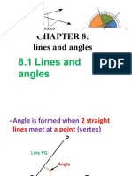 8.1 Lines and Angles