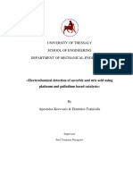 Electrochemical Detection of Ascorbic and Uric Acid Using Platinum and Palladium Based Catalysts