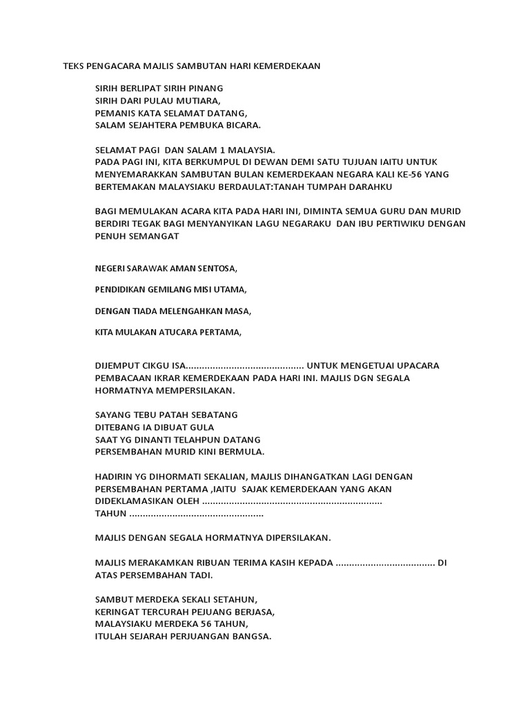 Pdfslide Tips 36978398 Teks Pengacara Majlis Sambutan Hari Kemerdekaan 565c59858a735 Pdf