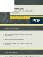 Pertemuan 3 Baris Arimatika