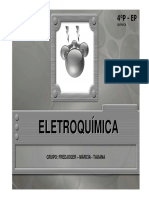 Eletroquímica: Células, Eletrodeposição e Oxirredução