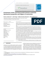 Provisional Crown and Fixed Partial Denture Materials: Mechanical Properties and Degree of Conversion