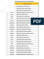 Calendario Diaconos Enero-Diciembre 2020