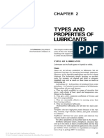 Types and Properties of Lubricants