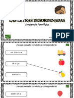 Letras Desordenadas Dibujos PDF