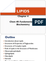 Lipids: Structures, Properties and Functions