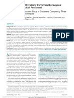 Emergency Cricothyrotomy Performed by Surgical Airway-Naive Medical Personnel