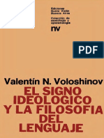 Voloshinov El signo ideológico y la filosof del lenguaje.pdf