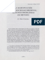 Ruiz Doménec, J.E.-La marginación en la sociedad medieval; algunos problemas de método.pdf