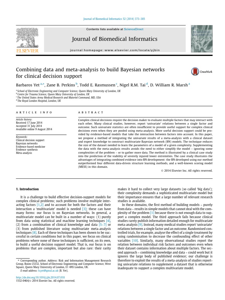 Published Paper | PDF | Meta Analysis | Probability Distribution