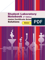 Student Laboratory Notebook: Solutions