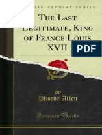 The Last Legitimate King of France Louis XVII 1000370891 PDF